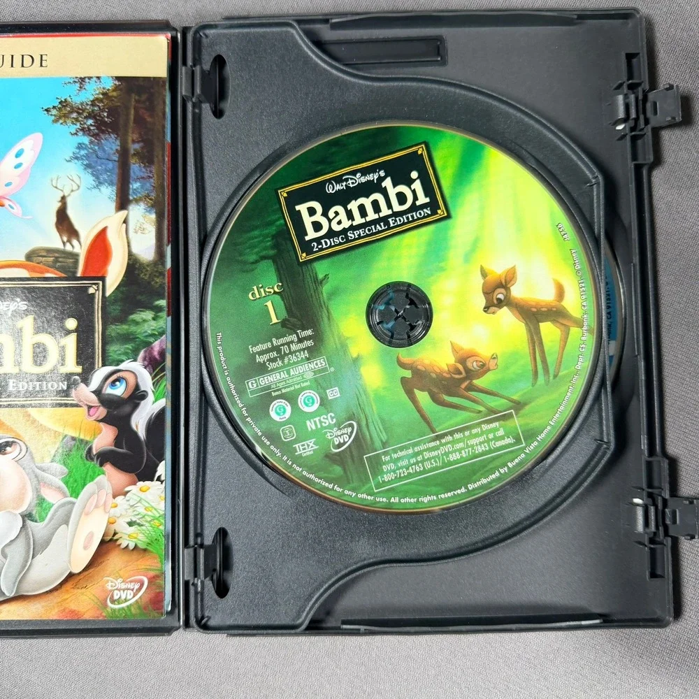 Disney DVD Lot Bambi Lady and the Tramp Alice in Wonderland Special Editions - Picture 5 of 16